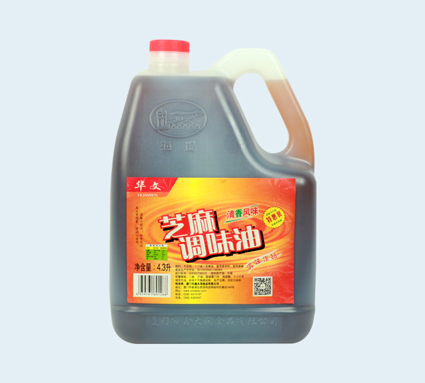華文-芝麻調味油-4.3L